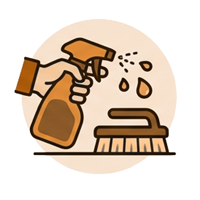 graphic of custodial work