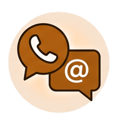 graphic of communication symbols